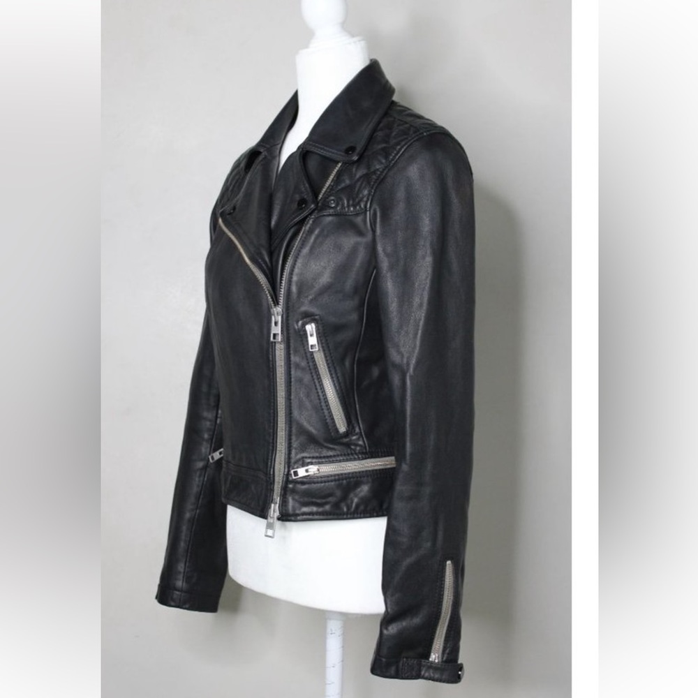 LIKE NEW ALL SAINTS LEATHER JACKET💗 - Picture 2 of 3